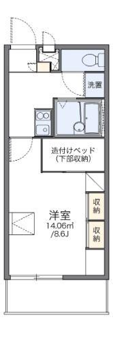 レオパレスMA MAISON SAKO(1K/1階)の間取り写真