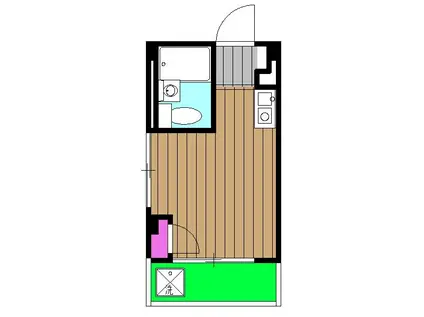 メゾン701(ワンルーム/3階)の間取り写真