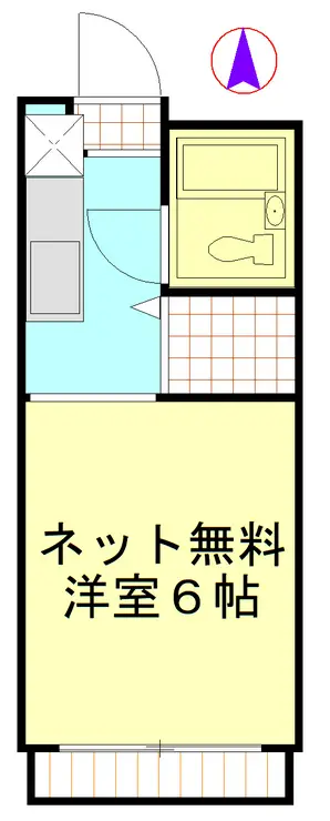 青木葉センタービル 4階階 間取り