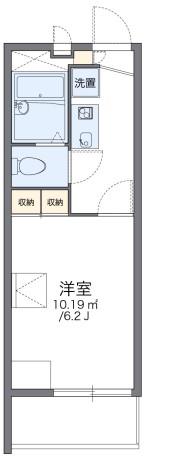 レオパレスSAKABE I(1K/3階)の間取り写真