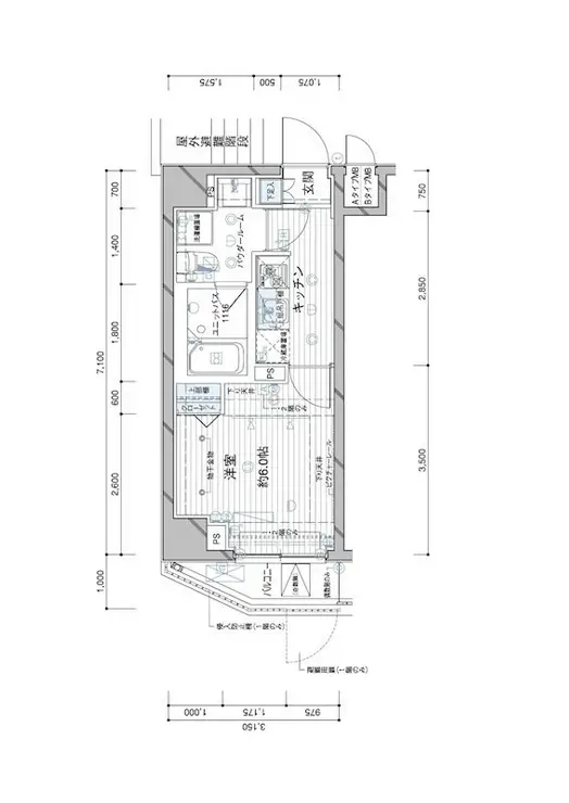 メインステージ大森北II 6階階 間取り