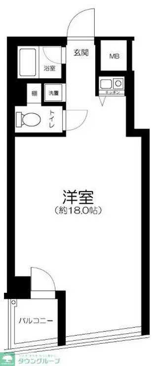 ベイステージ元町 3階階 間取り
