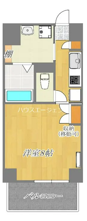 ステーションタワーウラヤス 12階階 間取り