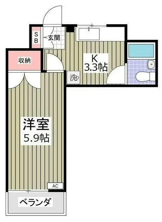 フラット町田 2階階 間取り