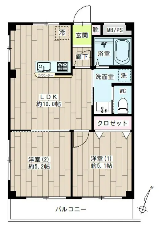 加賀見ビル 1階階 間取り