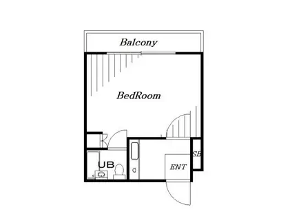 野村ビルディング院内(1K/8階)の間取り写真
