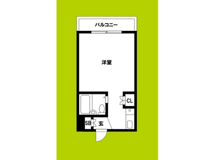 ラフィナート(ワンルーム/7階)の間取り写真