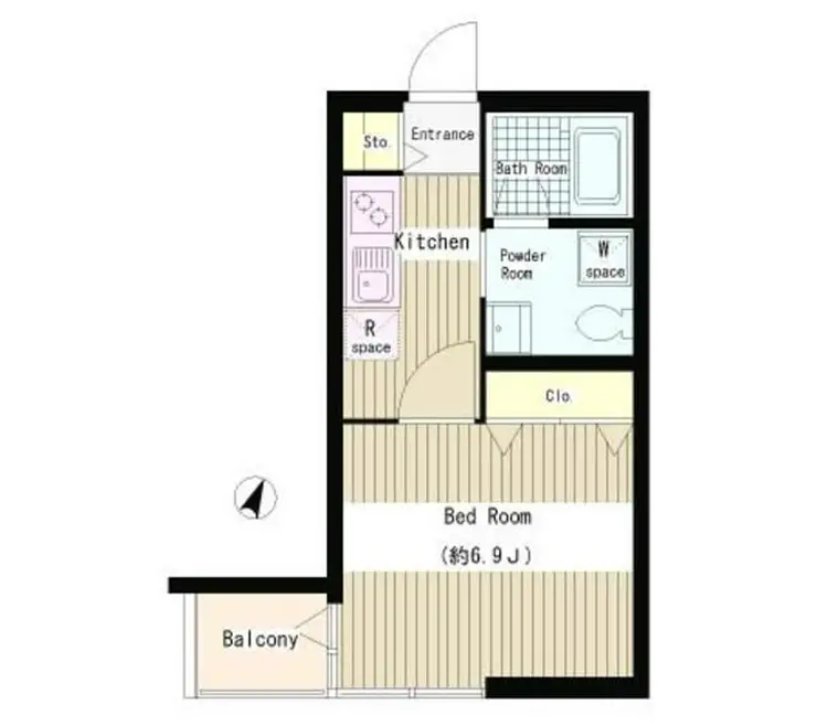 パティオみづほ文京東大前 3階階 間取り