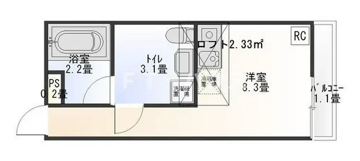 THE ROOM新検見川 1階階 間取り