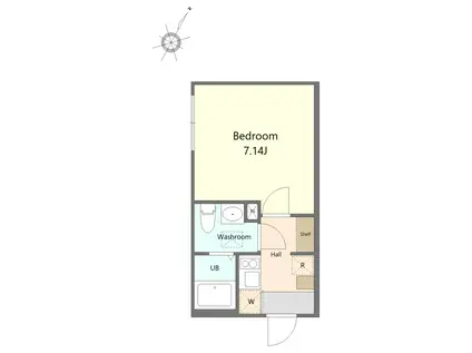 エイグラン 小田急相模原 3(1K/3階)の間取り写真