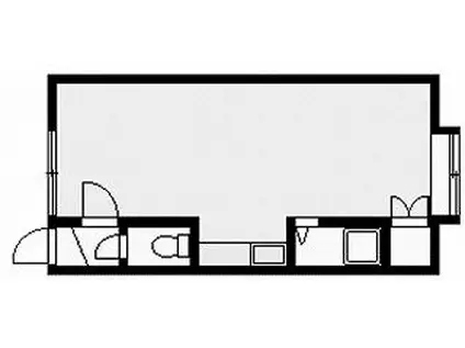 マジョリカA・B(1DK/1階)の間取り写真