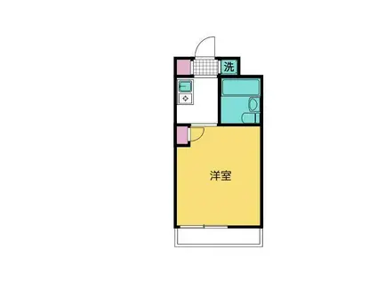 トップ久喜第1(ワンルーム/3階)の間取り写真