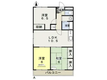 ソーシャルOMORIII(3LDK/3階)の間取り写真
