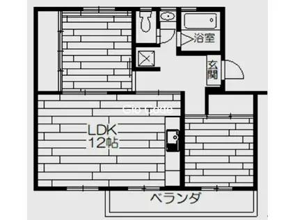 八潮伊草団地7号棟(2LDK/1階)の間取り写真
