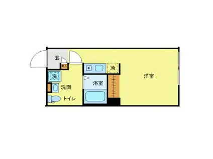NOVEL COURT 西新井(ワンルーム/2階)の間取り写真