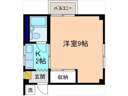 メゾンド・ノア(1K/1階)の間取り写真