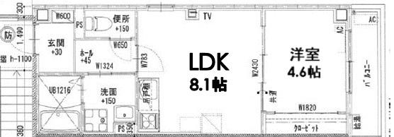 SOAR MORINOMIYA(1LDK/4階)の間取り写真