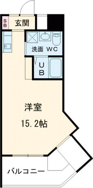 ZEE HAVEN(ワンルーム/7階)の間取り写真