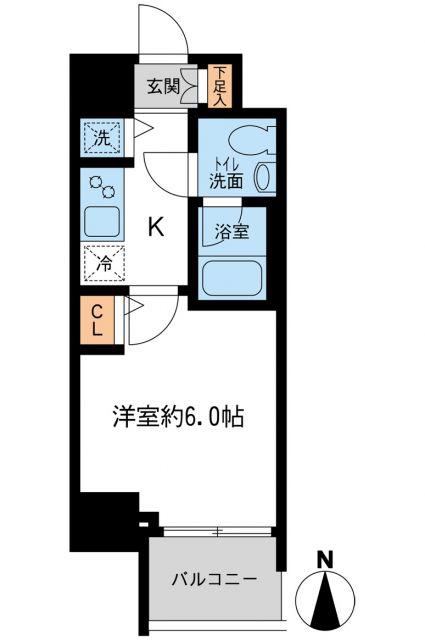 KDXレジデンス大島(1K/10階)の間取り写真