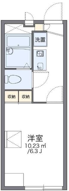レオパレス英(1K/2階)の間取り写真