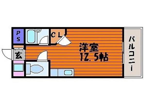 ウエスティンパレス(ワンルーム/7階)の間取り写真