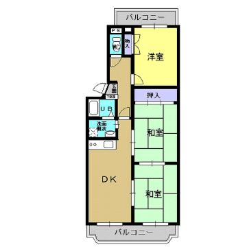 パークサイド21(3LDK/3階)の間取り写真
