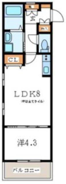 グラン レガーロ上星川II(1LDK/3階)の間取り写真