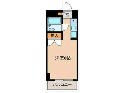 マモール川崎神明町(ワンルーム/4階)の間取り写真