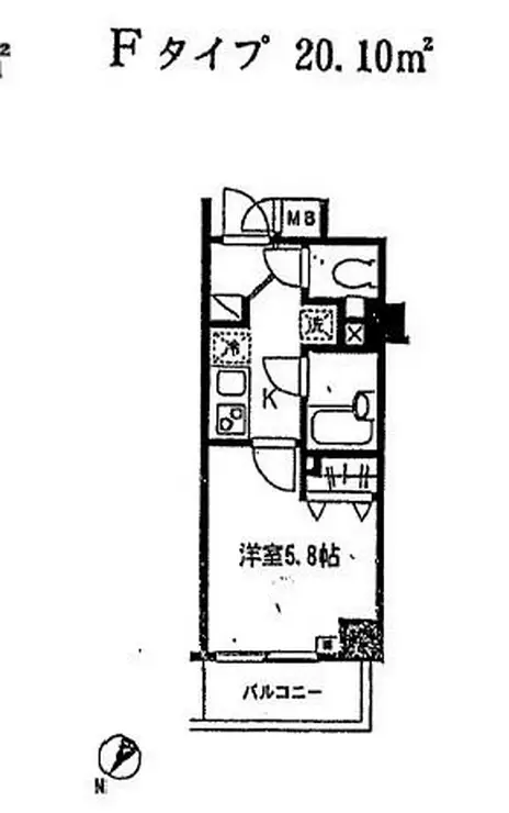 メゾンド島津山 3階階 間取り