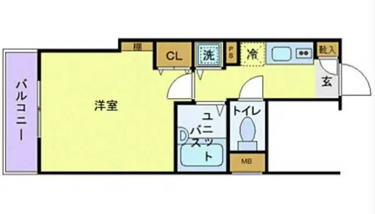 トーシンフェニックス高田馬場弐番館 1階階 間取り