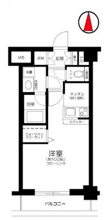 ベルクレール三鷹 6階階 間取り