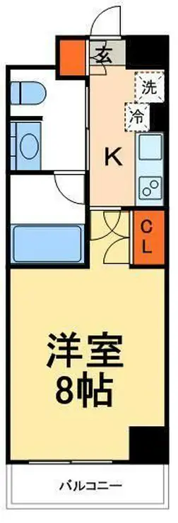 パークハビオ人形町 12階階 間取り