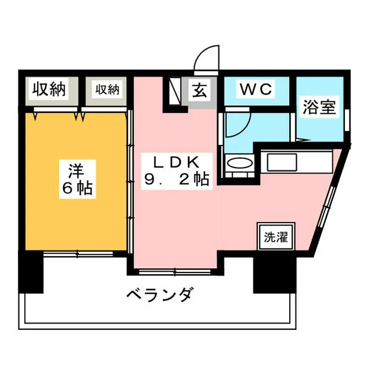 グランデュールマンション 2階階 間取り