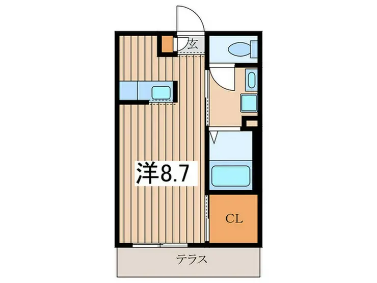 カメリアハイツ 1階階 間取り