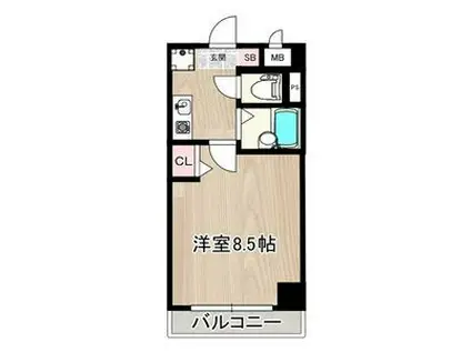 サムティ上堀川(1K/2階)の間取り写真