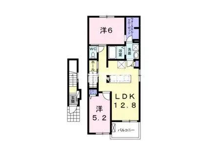 サンリットスクエアI(2LDK/2階)の間取り写真