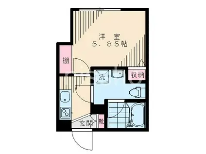 REAF西荻北(1K/1階)の間取り写真