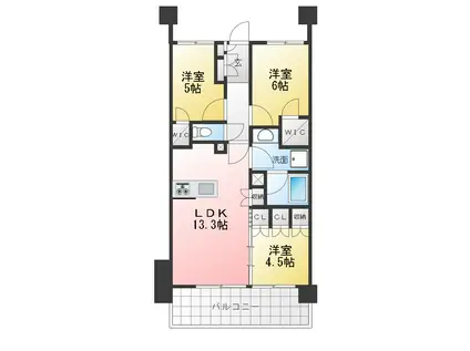 プロミライズ青葉台B-2(3LDK/1階)の間取り写真