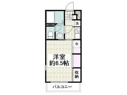 リブリ・ジュネス聖(1K/3階)の間取り写真