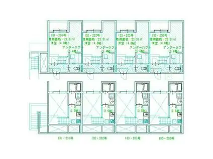 ミューズ(ワンルーム/2階)の間取り写真