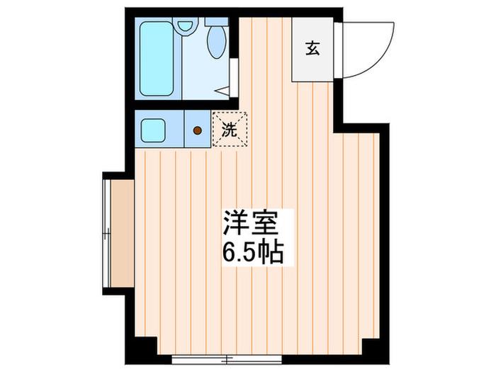 エンゼルピット青戸(ワンルーム/2階)の間取り写真