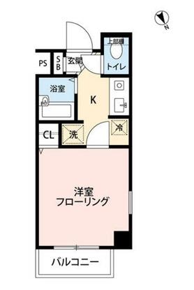 マイナビステイ早稲田夏目坂(1K/2階)の間取り写真