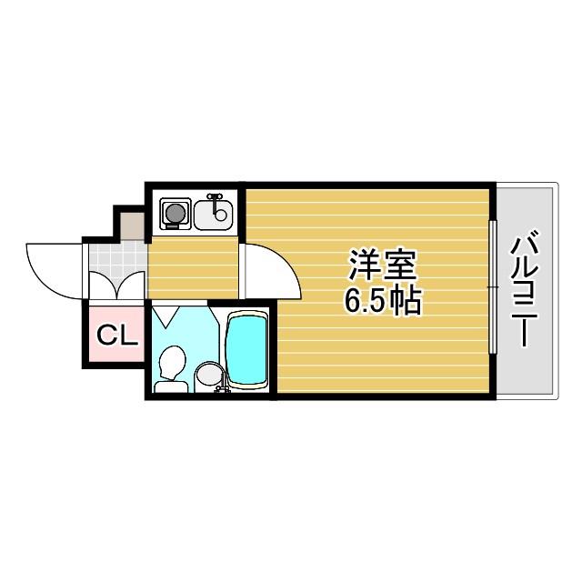 リバーサイド池(1K/2階)の間取り写真