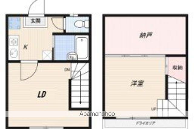 STAGE四ツ谷(1SDK/1階)の間取り写真