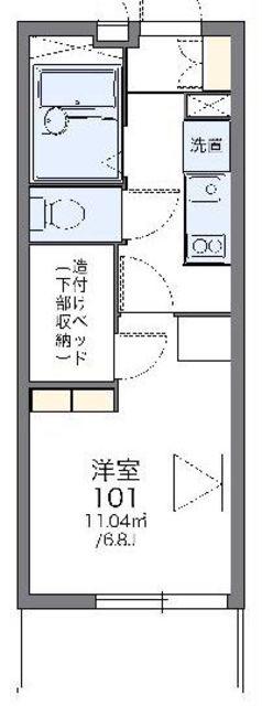 レオパレス大弥(1K/3階)の間取り写真