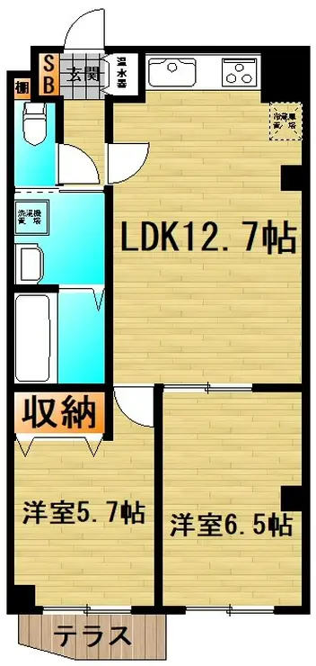 フォレスト宝 1階階 間取り