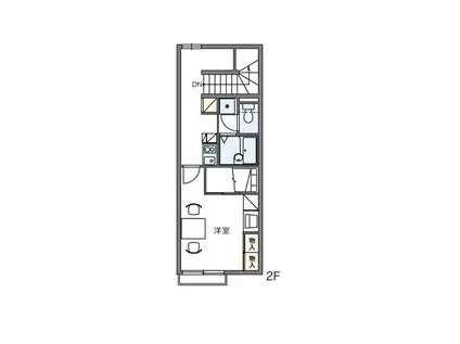 レオパレス藤花(1K/2階)の間取り写真