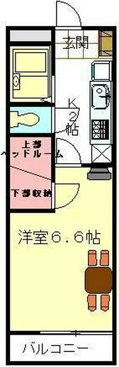 レオパレスOOHARA 2階階 間取り