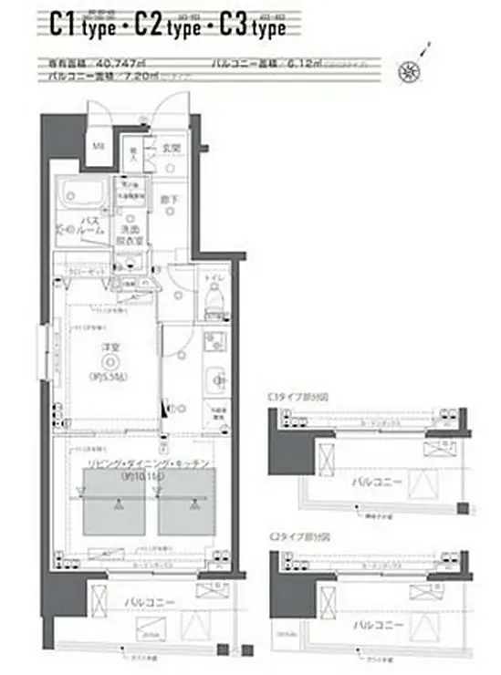 ZOOM日本橋蛎殻町 8階階 間取り