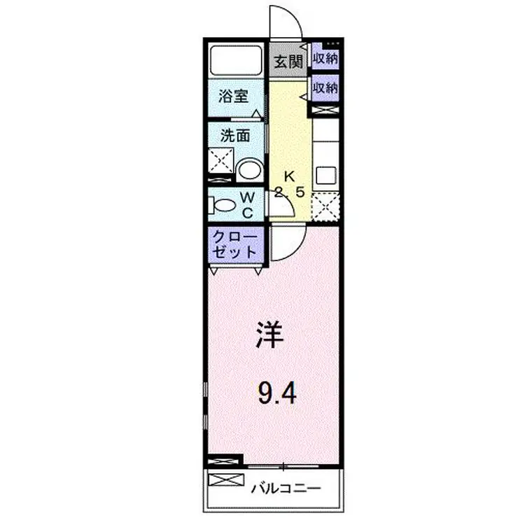 スカイメゾンA 2階階 間取り